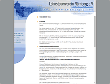 Tablet Screenshot of lohnsteuerverein-nuernberg.de